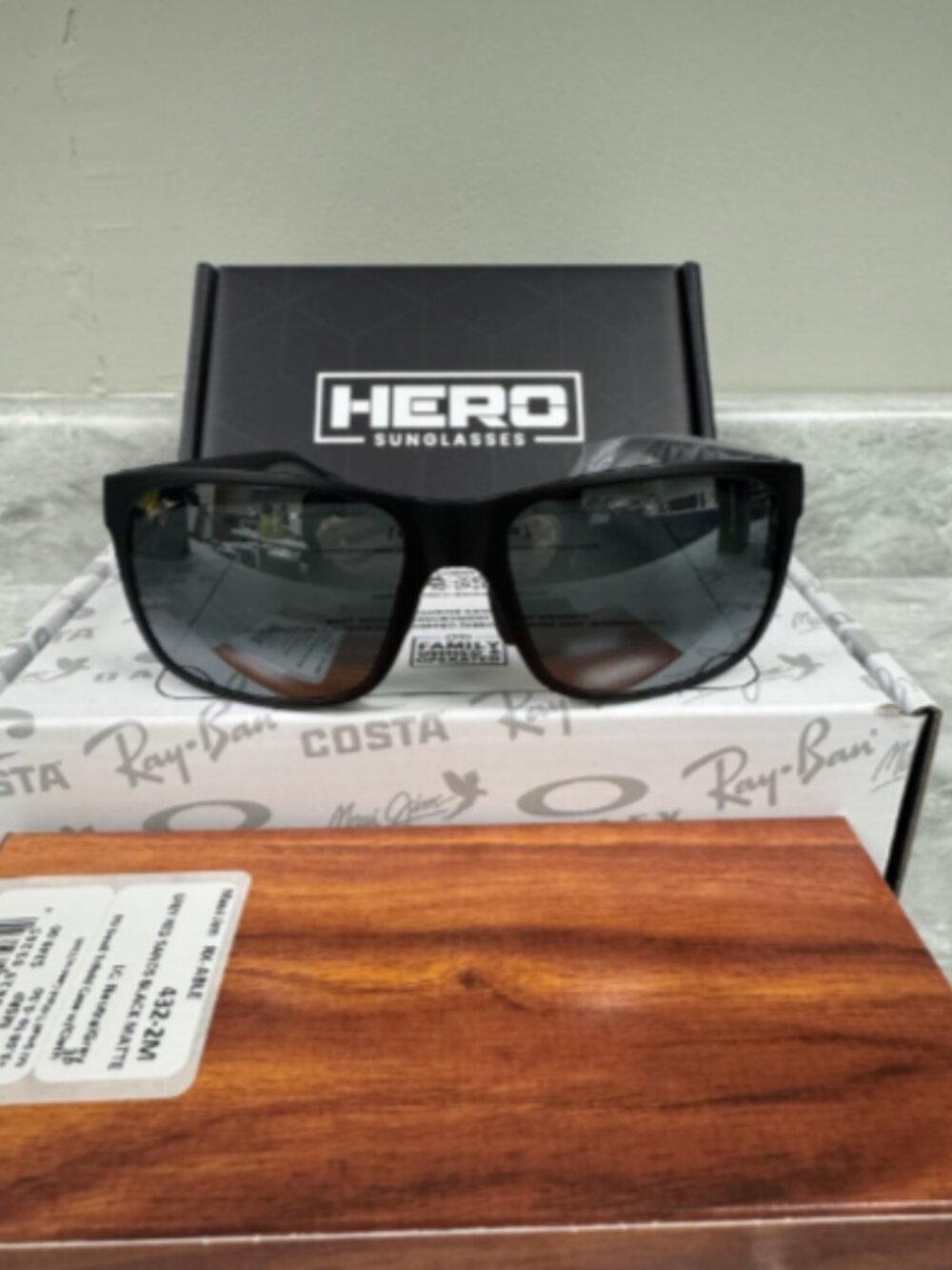 MAUI JIM | NEW | RED SANDS | 432 - 2M | MATTE BLACK | NEUTRAL GREY - Picture 7 of 10